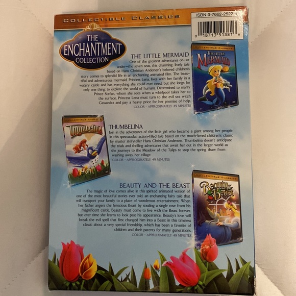 Set includes Thumbelina, The Little Mermaid, and The Beauty & the Beast. - Picture 2 of 4